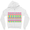 pattern overload Zipper Hoodie