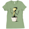 baby groot Ladies Fitted T-Shirt