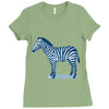 caged Ladies Fitted T-Shirt