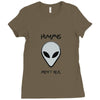 humans aren't real Ladies Fitted T-Shirt