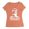 rollins for president  funny  comic henry rollins punk rock tv p Women's Triblend Scoop T-shirt