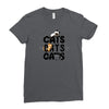 cats cats cats Ladies Fitted T-Shirt