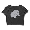 elephant cute Crop Top