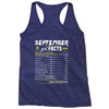 September Girl Facts Libra Racerback Tank
