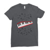 Piano And Music Ladies Fitted T-Shirt
