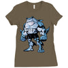 muscle shark Ladies Fitted T-Shirt