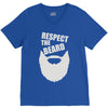 respect the beard (2) V-Neck Tee