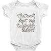 tattoos got me swiping right girls Baby Onesie