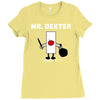 mr dexter Ladies Fitted T-Shirt