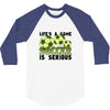 life's a game soccer 3/4 Sleeve Shirt