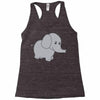 elephant cute Racerback Tank