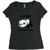 say no to doing things Women's Triblend Scoop T-shirt