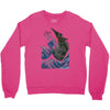 kaiju wave Crewneck Sweatshirt