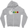 apple mac man Zipper Hoodie
