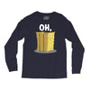 oh hay oh hey girl boy funny pun Long Sleeve Shirts