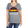 lion chant t   funny  lions joke king savannah africa retro big cat Ladies Curvy T-Shirt