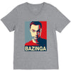 bazinga poster, ideal birthday gift or present V-Neck Tee