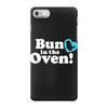 Bun in the Oven with Heart Baby Boy iPhone 7 Case