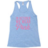 in october we wear pink Racerback Tank
