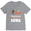 Halloween Kings Are Born In June V-Neck Tee