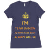 team damon salvatore Ladies Fitted T-Shirt