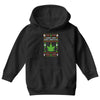 smoke weed every christmas Youth Hoodie