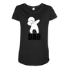 dab Maternity Scoop Neck T-shirt