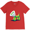 scratchy V-Neck Tee