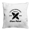 wave patrol Throw Pillow
