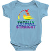 Totally Straight Lgbt Unicorn Baby Bodysuit