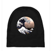 Great Wave Of Kanagawa Hokusai Pocket Baby Beanies
