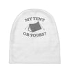 my tent or yours Baby Beanies
