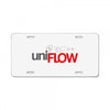 UNI FLOWS License Plate
