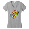 adesivo  hand shocker stickers bomb decal usdm jdm Women's V-Neck T-Shirt