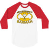 my superhero is barman 3/4 Sleeve Shirt