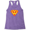 with superman vw logo Racerback Tank