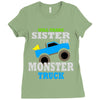 monster truck shirt for boys toddlers Ladies Fitted T-Shirt
