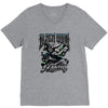 black bood V-Neck Tee