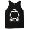 penguin chillax funny new Tank Top