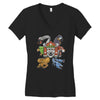 hidden temple Women's V-Neck T-Shirt