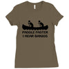paddle faster i hear banjos t shirt funny humor deliverance nerd geek Ladies Fitted T-Shirt