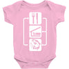 v2 eat sleep fish Baby Onesie