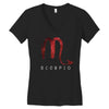 galaxy scorpio logo Women's V-Neck T-Shirt