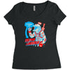 dolphin lundgren Women's Triblend Scoop T-shirt