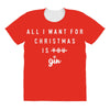 All I Want For Christmas Is You All Over Women's T-shirt