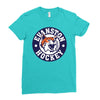 evanston hockey Ladies Fitted T-Shirt