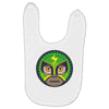 lucha libre   green Baby Bibs