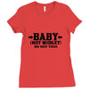 baby not midget do not toss Ladies Fitted T-Shirt