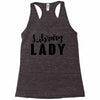 library lady Racerback Tank
