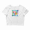 pop off brush Crop Top